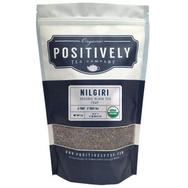Positively Tea Company, Organic Nilgiri FBOP, Black Tea, Loose Leaf, 1 Pound Bag