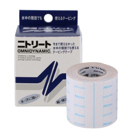 Nitoms OD-50 Nitreat Muscle Support Tape, Omni-Dynamic, Elastic, Can Be Used In Water, Sweat, Water Resistant, Width 2.0 inches (50 mm) x Length 16.4 ft (5 m) (1 Roll)