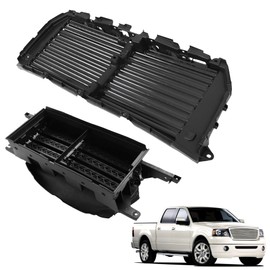 TJHSM Upper & Lower Radiator Grille Air Shutter Control Assembly Replacement for 2015-2017 F150 FL3Z-8475-F FL3Z-8475-D