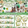 127 Pc Jungle Safari Baby Shower Invitations For Boy And