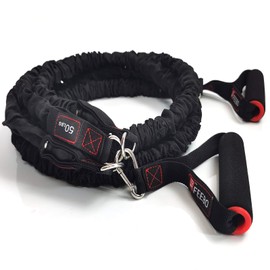 Resistance Bands Set(11 pcs), Workout Bands with Handles, Metal Carabiner, Door Anchor, Ankle Straps, Exercise Bands for Training, Muscle Training, Shape Body, Home Workouts Stackable up to 150 lbs