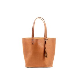 YAYAS PIEL | Napa Petite - Bolsa Tote Bag Mujer - Bolsa de Viaje - Bolsa para Laptop Mujer - Fabricada 100% Piel - Hecha en México (Café Claro)