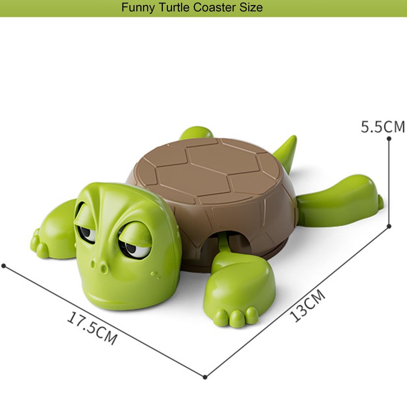 JOD® Turtle Cup Holder,Turtle Coaster with Funny Expression, Cup Holder