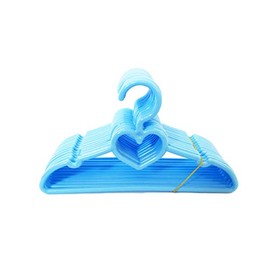 MyBrittany's 12 Blue Heart Hangers Fits 18 Inch Girl Doll and Boy Dolls-18 Inch Doll Clothes Hangers