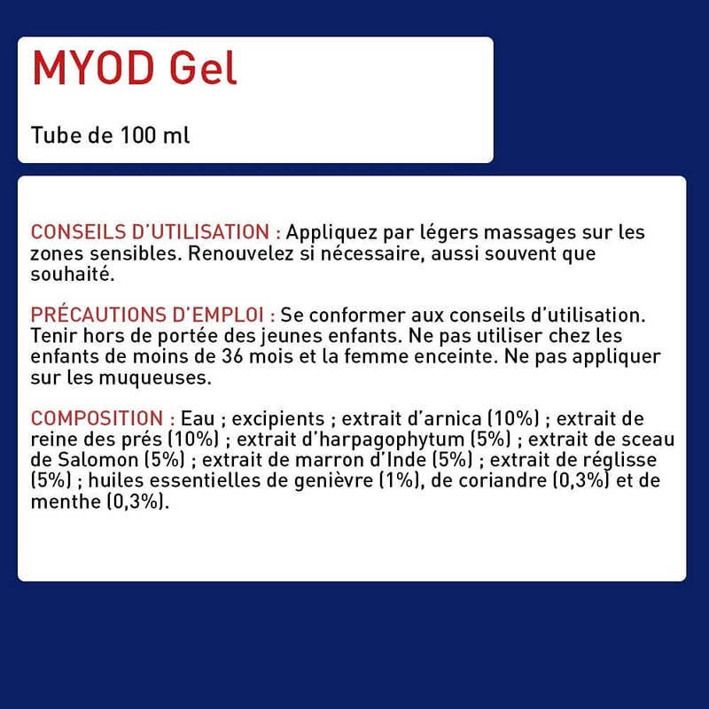Muscle Tension Gel Myo D - Arnica, Essential Oils -