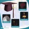 Endea Graduation Matte Cap & Tassel (Maroon, 2025)