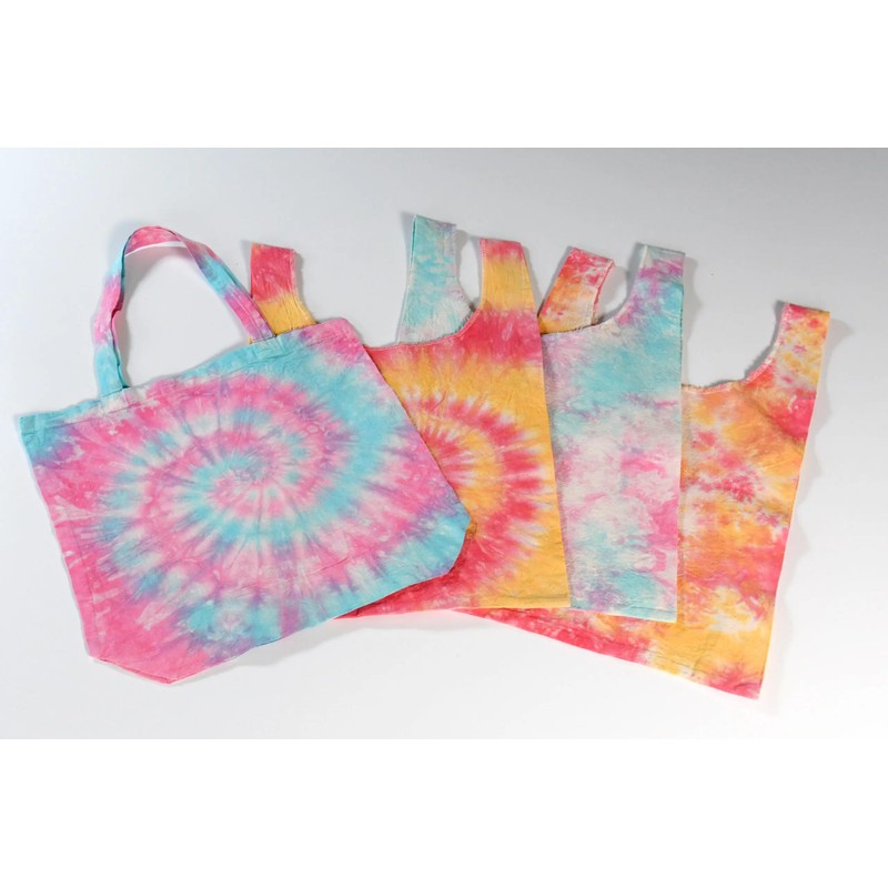 Katsuraya Fingds Dyeing Kit, Tie Dye Eco Bag Kit, Marche