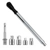 JEUCLEL Offset Extension Wrench for Electric Drill, with 4 Socket