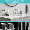Bietor Bathroom Sink Faucet with 4 Mode Pull Down Sprayer,