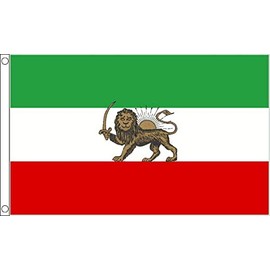 Iran Old (Persia) Small Flag - 3 x 2 FT - 100% Polyester With Eyelets Banner - FlagSuperstore