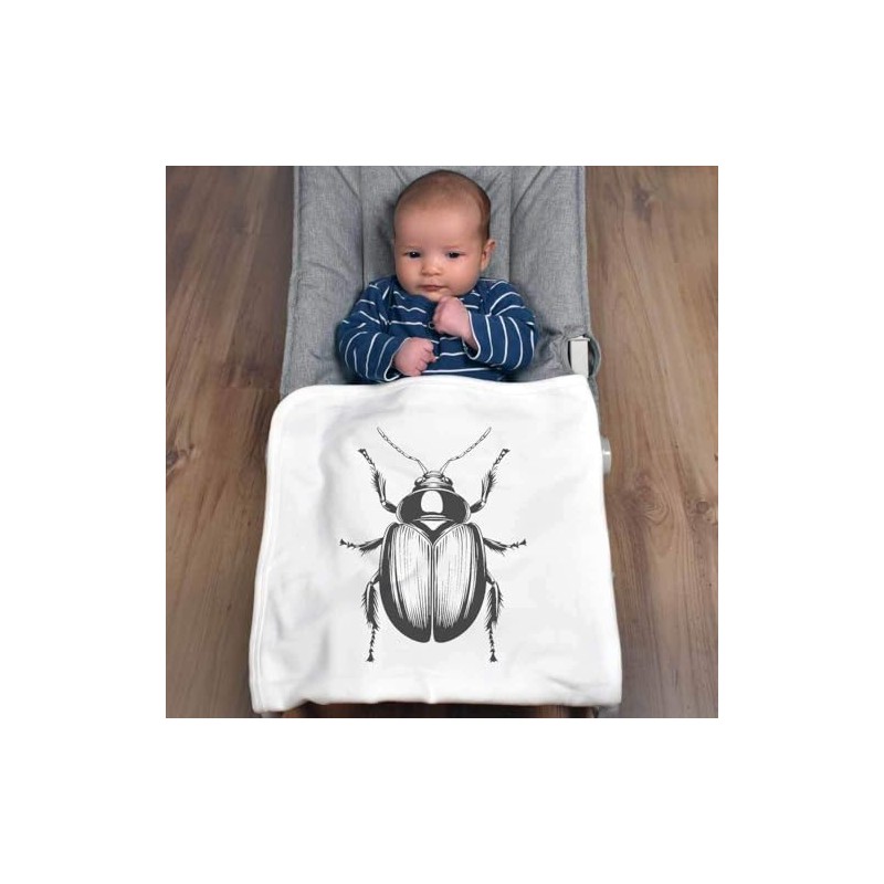 Azeeda 'Single Beetle Bug' Cotton Baby Blanket/Shawl (BY00039763)