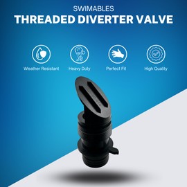 Swimables American Products Threaded Pool Skimmer Diverter Valve Compatible with V38-100 and 6414 | Works with Older Style Anthony and Floating Admiral Skimmers