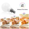 LFLAMPON LED Light Bulb 3000K Warm White Candelabra E12 Base