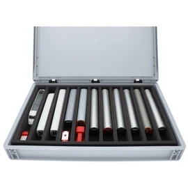 Feldherr Euro container for model railway - 11 slots for H0 gauge - standing