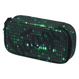 Baagl Pencil Case and Gym Bag Set of 2 for Boys and Girls, School Pencil Case & Sports Bag, Pencil Case, Gym Bag, Case for Children and Teenagers, Numbers, 2-piece set in cool school style