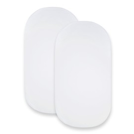 Burts Bees Baby Bassinet Sheet, Infant Fitted BEESNUG Cover, 100% Organic Cotton, Soft Unisex Newborn Essentials for All Standard Oval or Rectangle Bassinet Bed Pads or Mattresses - 15 x 33 Inches