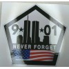 World Graphix Remember Never Forget 9 11 Memorial Sticker3.5" x