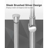 12" Pull-Out Valet Rod for Closet Organization, Add Extra Hanging
