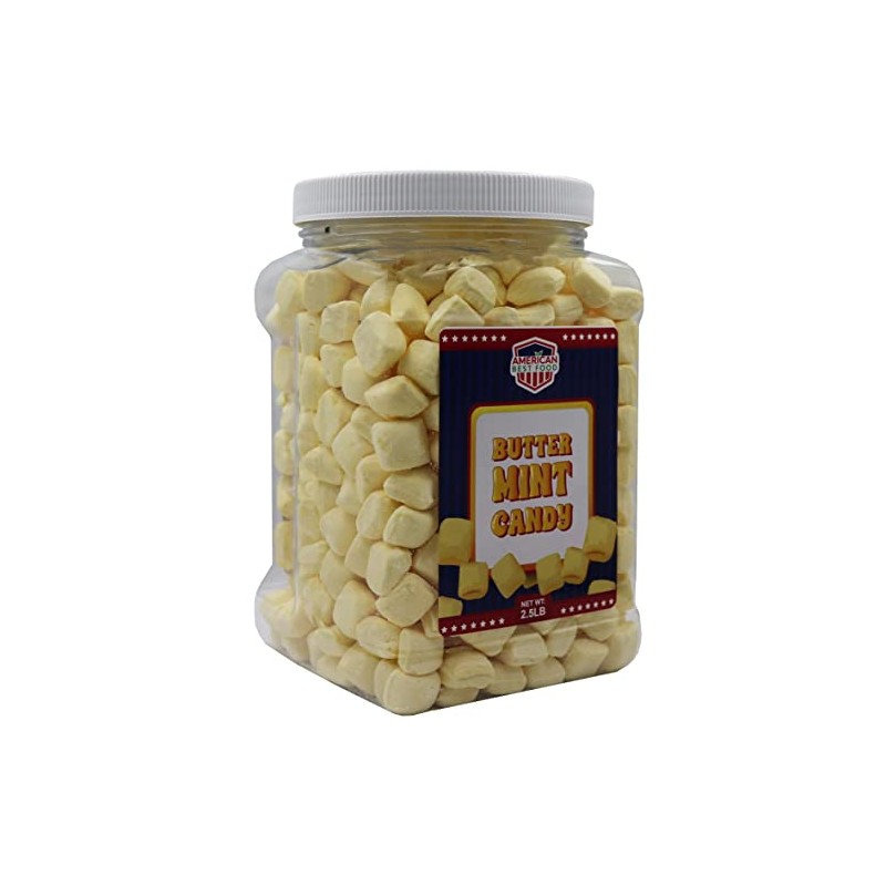 American Best Food Butter Mints In Jar (2.5 LB)