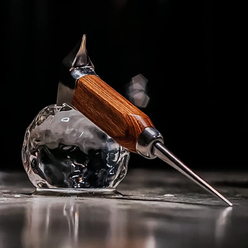 VOANZO 6.7 inch Ice Pick Portable Ice Hammer Japanese Style