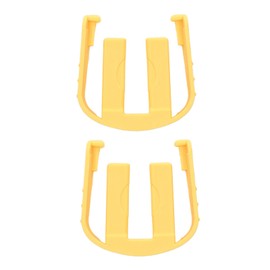 Hyuduo Pack of 2 Car Washing Machine Other Garden Tools Quick Plug Buckle Car Washing Machine C Clip Replacement Part for Karcher K2 K3 K7 Yellow (Yellow)