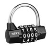 NBYT Letter Combination Padlock, Gym Changing Cabinet, School Wardrobe, Storage