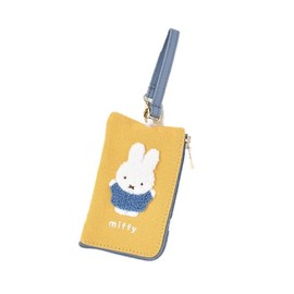 Miffy Key Pass Pouch Yellow Colorful Sagara