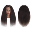 Traininghead 100% Real Hair Mannequin Head Training Head Cosmetology Doll