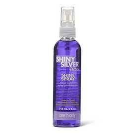 One 'n Only Shiny Silver Ultra Shine Spray, Restores Shiny Brightness to White,