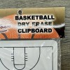Team Basketball Coach Dry Erase Clipboard First Team White W/