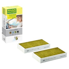 Original MANN-FILTER Interior Filter FP 2646-2 – FreciousPlus biofunctional pollen filter (set of 2) – For passenger cars