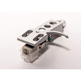 Silver Headshell, AT-3600L Cartridge and Stylus, Needle for Pioneer PLX-1000, PL-518, PL-530, PL-A35, PLX-500, PL-560, PL-200, PL-516, PL-255, PL-200X, XL-A700, PL-A45D
