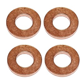 4x Diesel Injector Copper Washers COMPATIBLE WITH 2.2 2.4 FORD Transit MK7 FIAT DUCATO CITROEN 1565.AH, 1378433