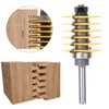 Finger Joint Router Bit with 8mm Shank Woodworking Milling Tenon