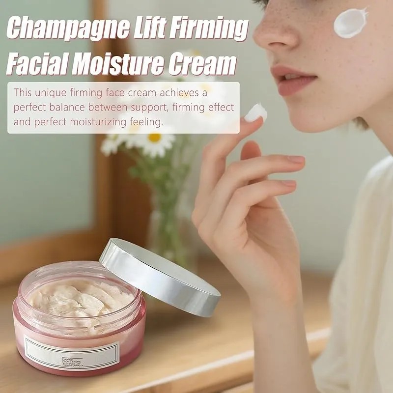 Crema Facial Reafirmante Champagne Lift, Crema Hidratante Fa
