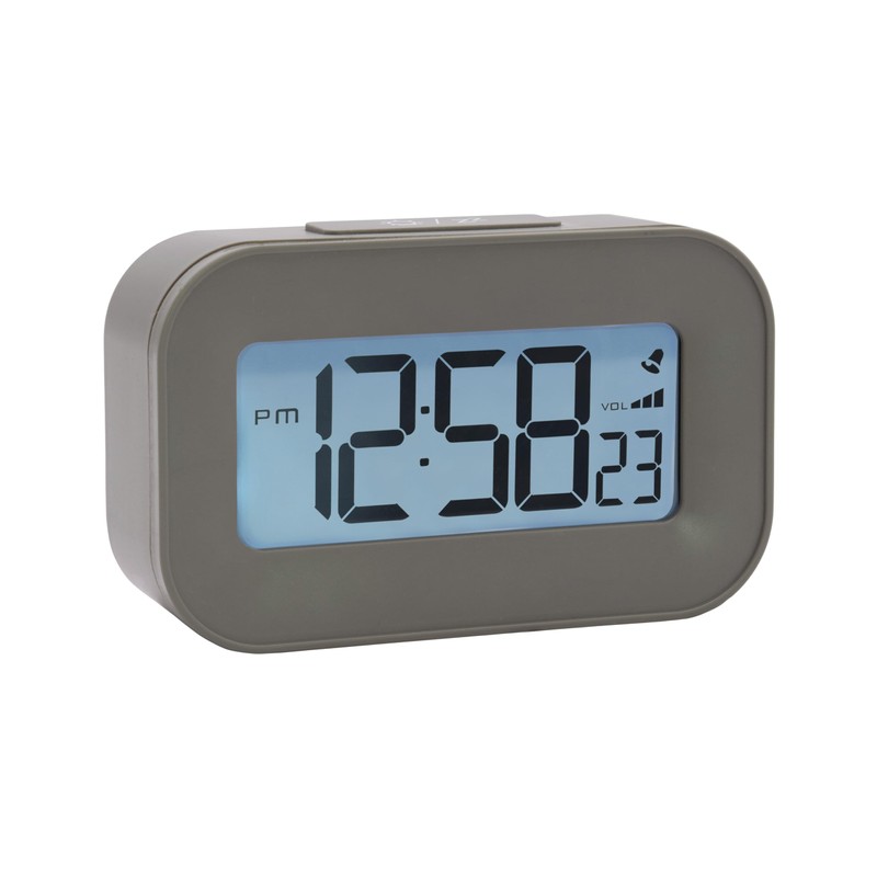 Acctim Kyle Digital Alarm Clock, LCD Digital Display with White