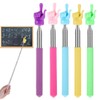 WeddHuis 5 Pieces Extendable Pointer Stick Telescopic Teacher Pointer Stainless