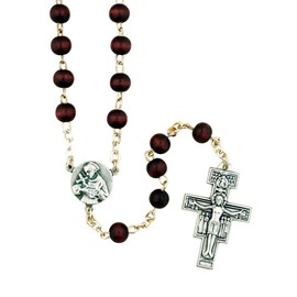 St. Francis of Assisi Rosary with San Damiano Crucifix