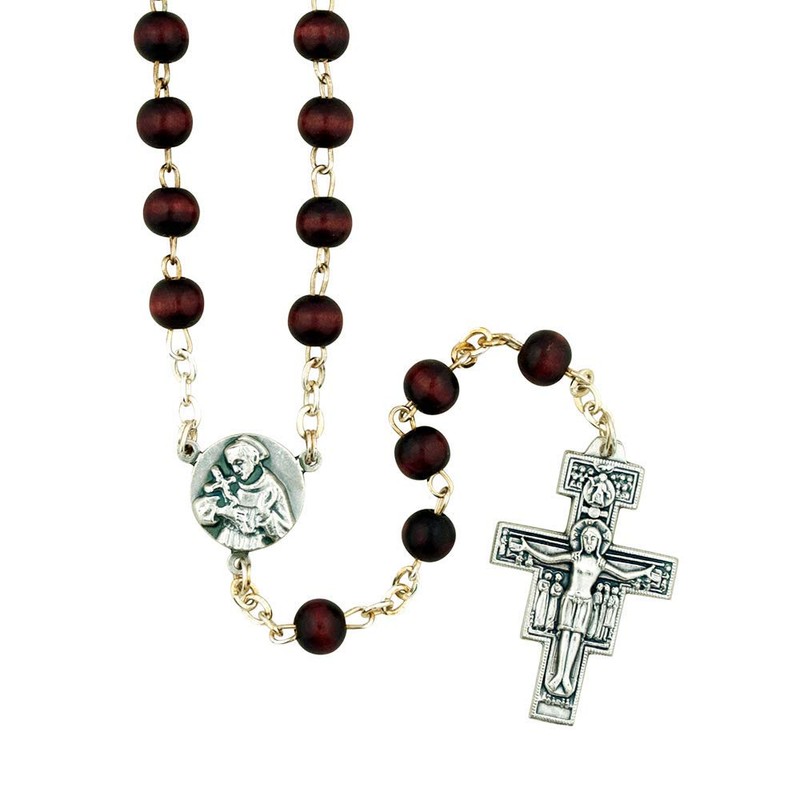 St. Francis of Assisi Rosary with San Damiano Crucifix