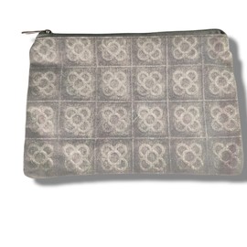 Vidal Regalos Travel Toiletry Bag Cotton and Polyester Panot Flower Barcelona Grey 31 cm