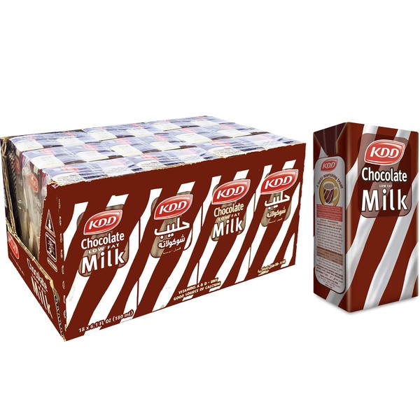 KDD Chocolate Flavored Milk 180ML (18 PACK)