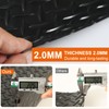 65"*40" Under Grill Mats for Outdoor Grill,2.0mm Thick Heavy Duty