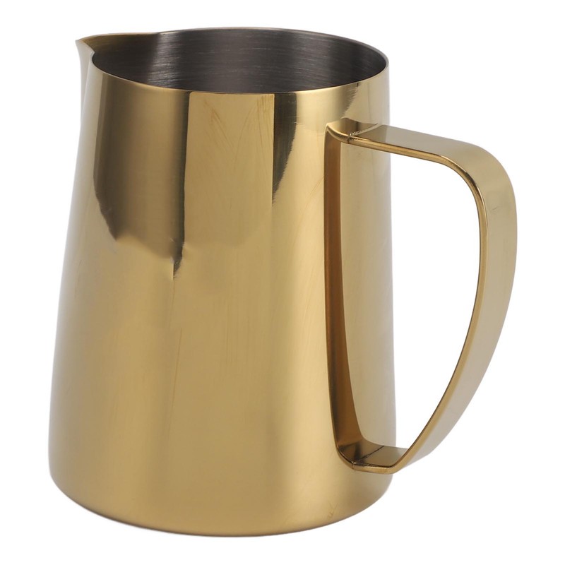 Milk Frothing Pitcher 304 Stainless Steel Coffee Steaming Pitcher Multipurpose