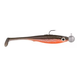 Spro Rubber Shad with Jig Head 8 cm 5 + 7 g Iris Popeye To-Go, Colour: UV Olive