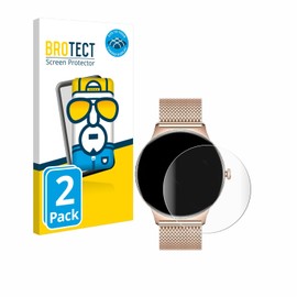 BROTECT Pack of 2 Full Cover Screen Protectors for LIGE FV12-D-ES 1.43 Inch Full Screen Protector Film [3D Curved, Anti-Fingerprint, Crystal Clear]