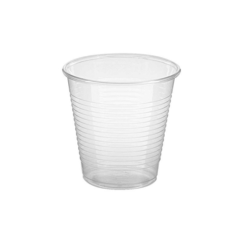 VEPATIM 100 Drinking Cups Transparent Clear 150 ml PLA Diameter