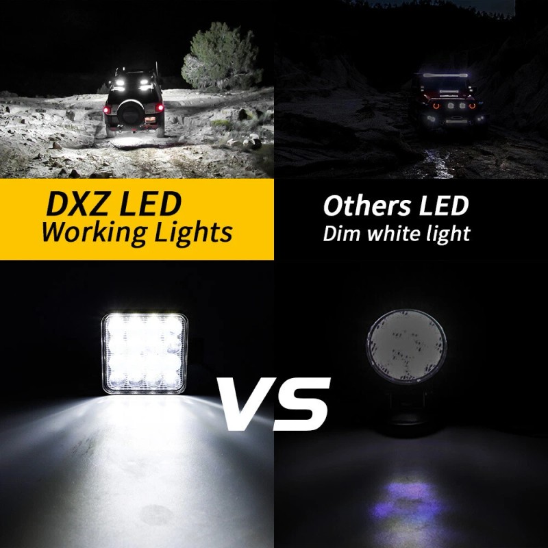 usparts888 Spot Flood LED work Assembly Fit CAT Skid loader