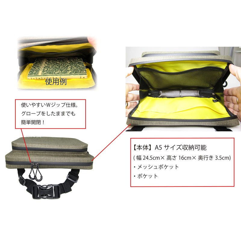 Lynx Touring Sacoche 2-Way Waterproof Bicycle Bag, For Walking Bicycles,