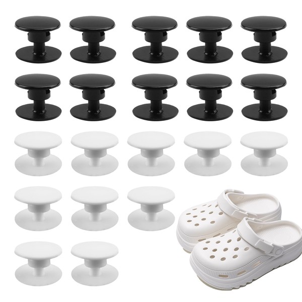 SMCEHEYA Plastic Rivets, 20pcs Strap Rivets, Plastic Shoes Charm Button
