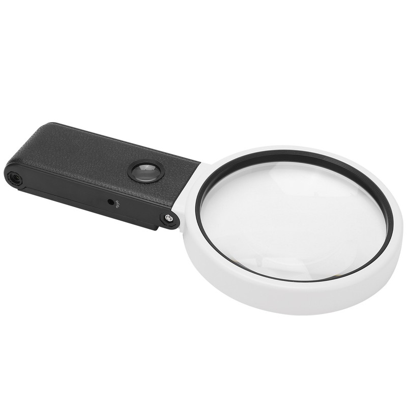 TH‑7018‑C Magnifying Glass Portable Folding Reading Magnifier with LED Light